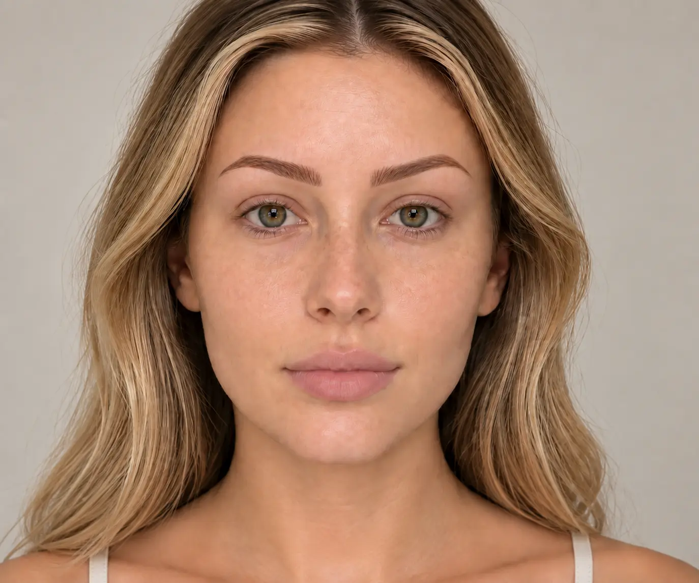 Lip enhancement, Balanced style — illustrative preview